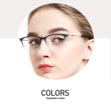Load image into Gallery viewer, OCCI CHIAR Cat Eye Blue Light Glasses Frame Women Computer Glasses Decorative Myopia Prescription Eyeglasses Frames Fake Eyewear