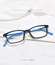 Load image into Gallery viewer, Men And Women Pure Titanium TR90 Spectacles Frames Myopia Glasses Ultra Light Comfortable Full Frame Square Optical Eyewear 8802