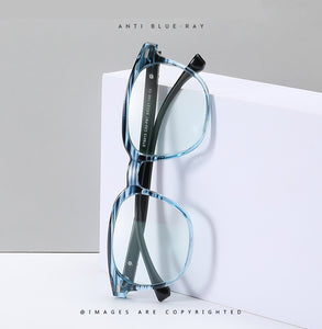 TR90 Anti Blue Glasses Frames Retro Men Women Optical Computer Glasses