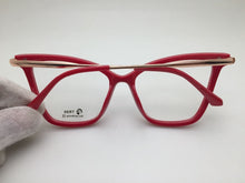Load image into Gallery viewer, Sexy Red Eyeglasses Frame Women Cat Eye Glasses Clear Lens Sunglasses Frame Fashion Spectacles Oversized Eyewear Metal Legs