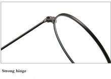 Load image into Gallery viewer, Vintage Round Metal Frame  Personality College Style Clear Lens Eye Glasses Frames blue-light eye protection mobile phone game