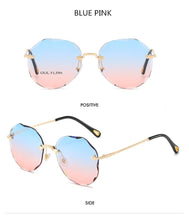 Load image into Gallery viewer, Oulylan Rimless Sunglasses Women Luxury Trimming Gradient Shades Sun Glasses Ladies Vintage Framless Eyewear UV400