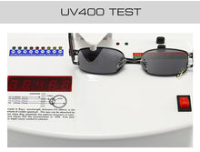 Load image into Gallery viewer, Ins Popular Fashion Small Rectangle Women Luxury Sunglasses Brand Designer Vintage Punk Men Sun Glasses Shades UV400