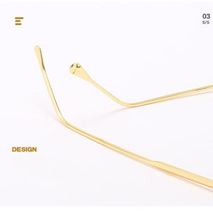 RBENN Lady Cat Eye Glasses Frames For Women Sexy Oversized Metal Frame Brand Designer Optical Eyeglasses Fashion Eyewear Female