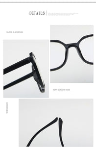 2022 Trends Anti Blue Light Oversized Glasses Computer Women Blue Blocking Gaming  Men Transparen Eyeglasses Spectacles Frame