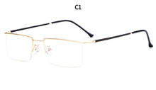 Load image into Gallery viewer, Gmei Optical Ultralight Business Men Titanium Alloy Glasses Frame Square Eyewear Flexible Temple Legs IP Electroplating Y2533