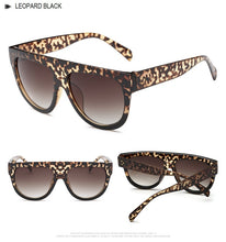 Load image into Gallery viewer, Oversized Women Sunglasses 2022 Shield Shape Luxy Design Big Frame Rivet Shades Sun glasses Woman UV400 sunglass zonnebril dames