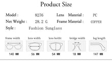 Carica l'immagine nel visualizzatore di Gallery, 2022 nuovi uomini e donne di moda classici occhiali da sole Steampunk uomini e donne occhiali da sole occhiali da sole rotondi retrò occhiali in metallo retrò