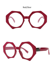 Glasses Woman Fashion Oversized Sexy Ladies Leopard Cat Eye Glasses Frames For Women Eyewear Sunglases
