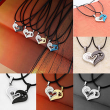 Load image into Gallery viewer, 1 pair Fashion Couple Heart Shape I Love You Pendant Necklace Unisex Lovers Couples Jewelry Fashion Gift Accessories