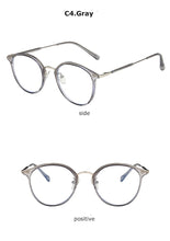 Load image into Gallery viewer, Round Anti Blue Light Computer Glasses Women Men Prescription Reading Ladies 2022 Eyeglasses Frame Radiation Protection Lens