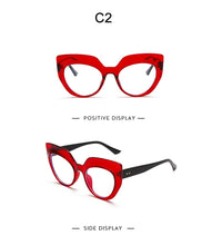 Load image into Gallery viewer, Cat Eye  Optical Glasses Women Men Vintage Clear Glasses Eyeglasses Frame Transparent Lens Spectacle Frame Prescription Unisex