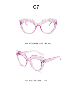 Cat Eye  Optical Glasses Women Men Vintage Clear Glasses Eyeglasses Frame Transparent Lens Spectacle Frame Prescription Unisex