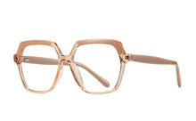 Carica l&#39;immagine nel visualizzatore di Gallery, Plastic Titanium Glasses Frames Polygon Anti Blue Men Women Optical Fashion Computer Glasses