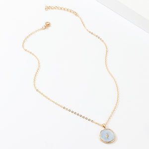 Simple Stars Moon Necklaces Fashion Europen Alloy Oil Drop Women Long Heart Round Golden Pendant Necklace Jewelry For Girls