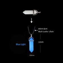 Load image into Gallery viewer, Luminous Glowing Arrow Pendant Necklace Knight Spear Necklace Glow In The Dark Pike Necklace for Women Men Halloween Gift