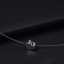 Load image into Gallery viewer, Female Transparent Fishing Line Necklace Silver Color Invisible Chain Necklace For Women Rhinestone Choker Necklace Collier
