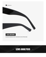 Load image into Gallery viewer, 2022 new European and beautiful brand sunglasses fashion men&#39;s square big frame sunglasses UV400 driving retro sunglasses