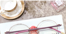 Load image into Gallery viewer, Retro Round Small Eyeglasses Frame Women Optical Myopia Prescription Frame Glasses Female Vintage Anti Blue Light UV Eyewear