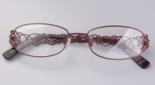 Carica l&#39;immagine nel visualizzatore di Gallery, Europe Glasses Frame Women full rim Retro Eyeglasses очки модные  flower decoration on temples oculos de grau monturas de gafas