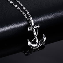 Load image into Gallery viewer, New Fashion Arrow Necklace for Men Black Metal Punk POP Cross Pendant Necklace Trendy Simple Chain Jewelry Gift collar hombre