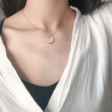 Load image into Gallery viewer, New Fashion Sweet Moon  Silver Plated  Jewelry Temperament Crescent Clavicle Chain Pendant Necklaces