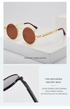 Load image into Gallery viewer, 2022 Classic New Punk Sunglasses Women Anti-reflective Mirror Round Metal Sun Glasses Vintage Men New Spring Glasses Uv400