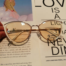 Load image into Gallery viewer, Fashion Vintage Metal Anti-blue Glasses Frame Women Brand Designer Transparent Eyeglasses Female Spectacles Oculos Feminino