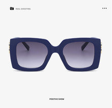 Load image into Gallery viewer, 2022 new European and beautiful brand sunglasses fashion men&#39;s square big frame sunglasses UV400 driving retro sunglasses
