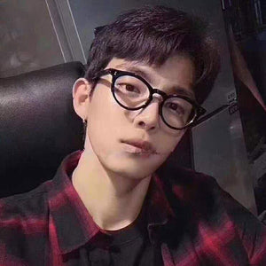 High Quality Korean Brand GENTLE  Milan Eyeglasses Frames Women Men Round Acetate Prescription Reading Glasses Frames With Case