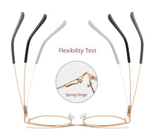 Load image into Gallery viewer, Ralferty Retro Glasses Frame For Women Anti Blue Myopia Prescription Optic Women&#39;s Glasses Decorative Cat Eye Frames oculos