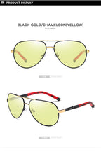 Load image into Gallery viewer, 3PCS Combined LIOUMO Day Night Vision Photochromic Sunglasses For Men Polarized Women Square Driving Sun Glasses