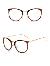 Load image into Gallery viewer, Eye Glasses Frame For Women Round Glasses Frame Women/Men Vintage Classic Computer Eyeglasses Frame for Women/Men