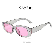 Carica l&#39;immagine nel visualizzatore di Gallery, 2022 Occhiali da sole quadrati Donna Luxury Brand Viaggi Piccolo rettangolo Occhiali da sole Moda femminile Retro Lunette De Soleil Femme 