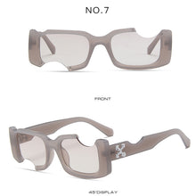 Carica l'immagine nel visualizzatore di Gallery, 2022 new men retro sunglasses men's fashion white sunglasses blue ladies sunglasses shadow retro white glasses