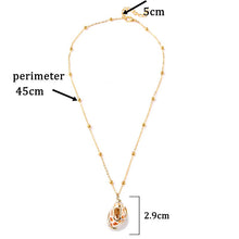 Load image into Gallery viewer, Conch Shell Necklace Sea Beach Shell Chain Pendant Necklace For Women Collier Femme Shell Cowrie Summer Jewelry Bohemian