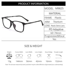 Load image into Gallery viewer, Gmei Optical Ultralight Glasses Frame M9825 With TR90 Plastic Rim Titanium Flexible Legs For Men And Women Spectacles Frames