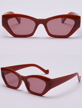 Load image into Gallery viewer, Swanwick polarized sun glasses cat eye irregular fashion vintage sunglasses women European leopard white female party gifts