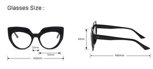 Cat Eye  Optical Glasses Women Men Vintage Clear Glasses Eyeglasses Frame Transparent Lens Spectacle Frame Prescription Unisex