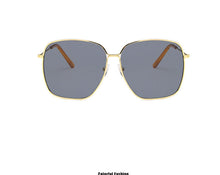 Load image into Gallery viewer, 2022 Fashion Metal Women Sunglasses Mirror Classic Large frame Retro Street Beat Glasses Travel Oculos De Sol UV400