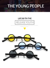 Load image into Gallery viewer, New Classic Retro Gothic Vampire Style Cool Sunglasses Women Small Round Frame SteamPunk Brand Design Sunglasses Oculos De Sol