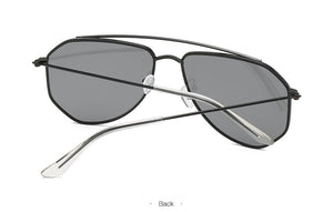 Classic Aviation Sunglasses Women Men Pilot Driving Metal Frame Sun Glasses Male UV400 pink Gafas De Sol For Men Gradient Purple