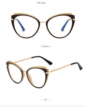 Load image into Gallery viewer, Unusual Cat Eye Optical Blue Light Glasses Frames For Women Computer Gaming Decorative Eyeglasses Women&#39;s Prescription Glasses