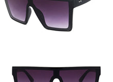 Load image into Gallery viewer, Vintage Square Sunglasses Woman Siamese Oversized Sunglasses Woman/Men Retro Sunglasses Lentes De Sol Mujer
