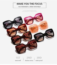 Load image into Gallery viewer, 2022 New Fashion Oversized  Sunglasses Women Luxury Brand Designer Big Frame Gradient Square Sun Glasses For Female UV400