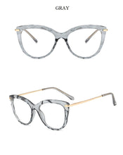 Load image into Gallery viewer, Fashion Luxury Crystal Cat Eye Glasses Frame Women Brand Vintage Optical Anti-blue Eyeglasses Female Spectacles Oculos Feminino