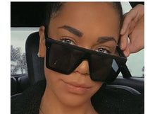 Load image into Gallery viewer, Vintage Square Sunglasses Woman Siamese Oversized Sunglasses Woman/Men Retro Sunglasses Lentes De Sol Mujer