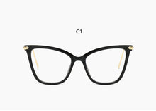 Load image into Gallery viewer, Sexy Red Eyeglasses Frame Women Cat Eye Glasses Clear Lens Sunglasses Frame Fashion Spectacles Oversized Eyewear Metal Legs