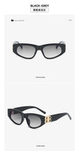 Load image into Gallery viewer, rectangle sunglasses women men BB high quality brand designer green tea leopard small sun glasses oculos de sol