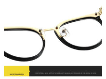 Load image into Gallery viewer, Transparent Eyeglasses Frames Women Retro Cat Eye Glasses Myopia Frame Vintage Fake Eyeglass Metal Optical Spectacles